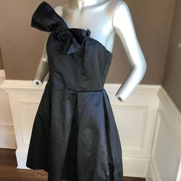 Kate Young For Target Black Strapless Sz 10 Bow - Picture 1 of 6